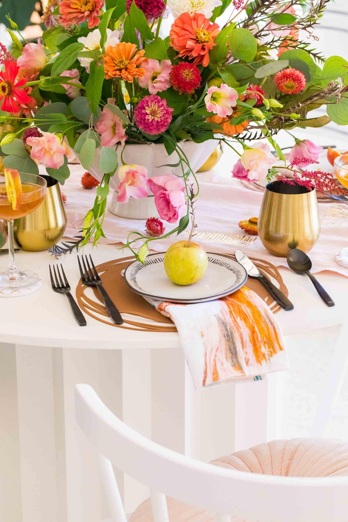 faux leather placemats