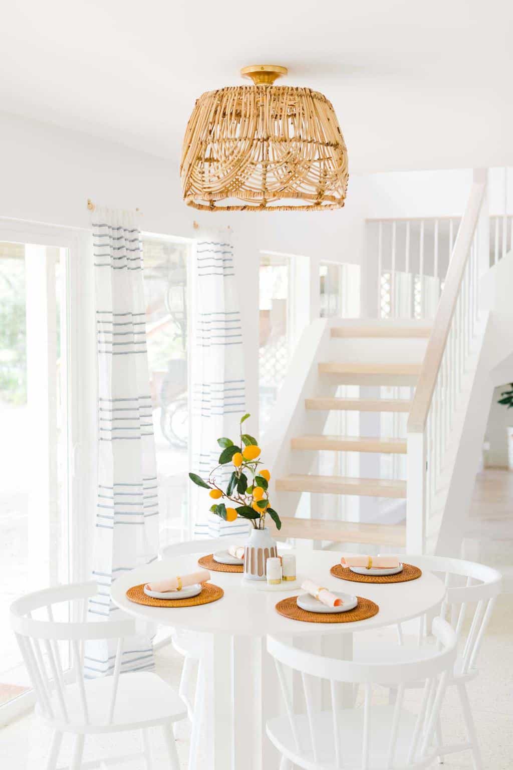 Basket deals pendant light