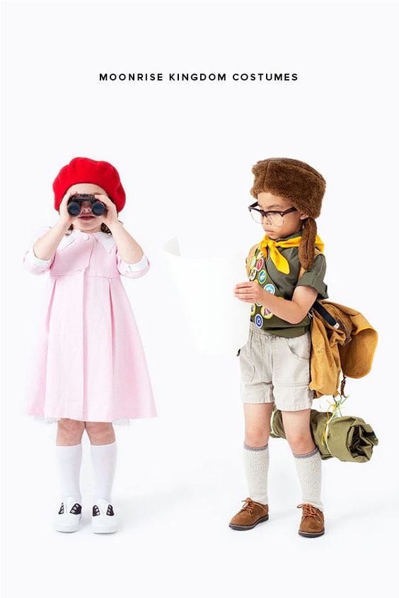 Moonrise Kingdom DIY character costumes for boys and girls