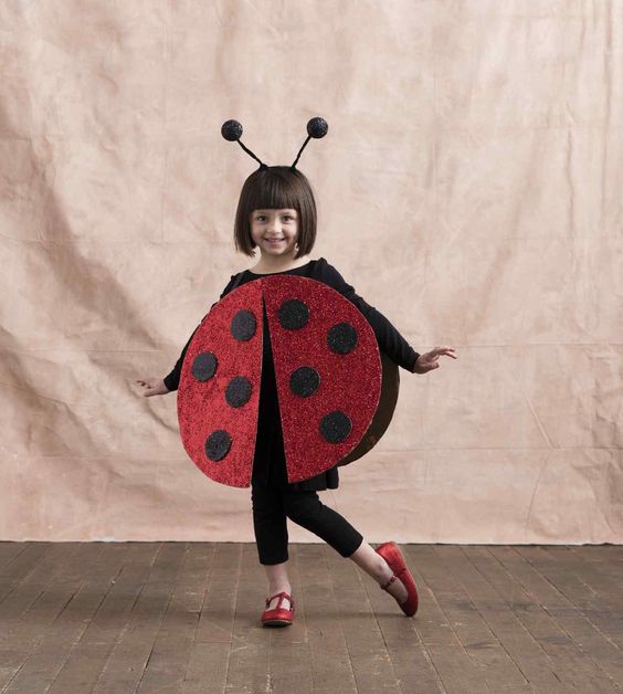 Ladybug DIY Halloween costume for kids
