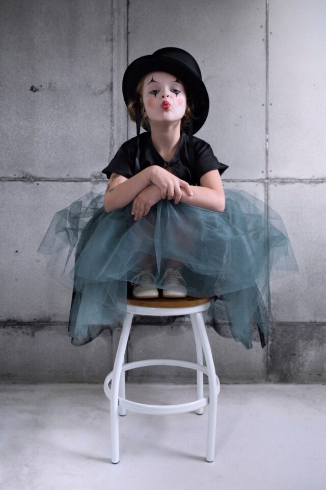 Harloquin Clown Halloween Costume  for DIY Halloween Costume Ideas for Kids