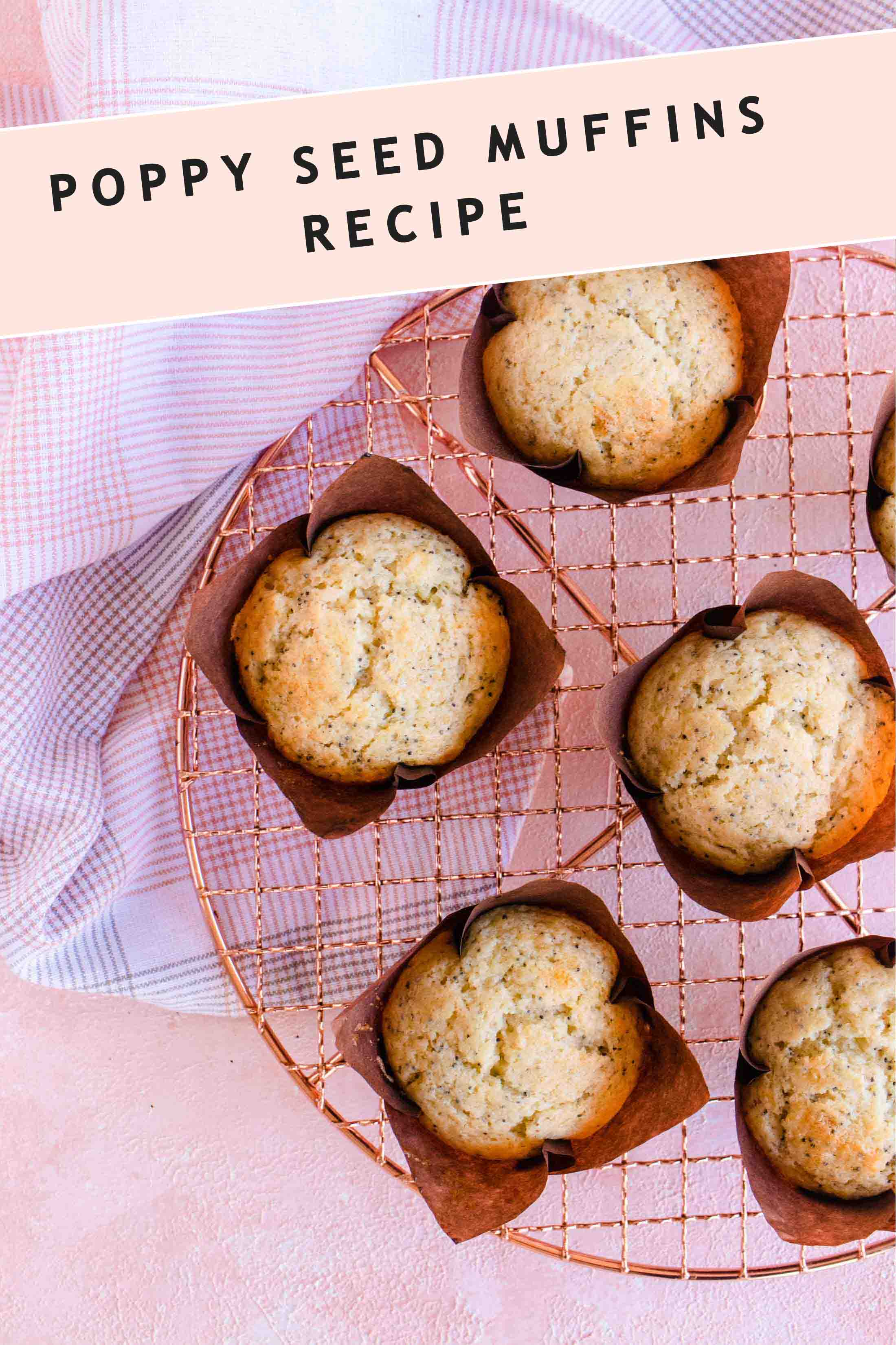 photo of easy homemade poppy seed muffins