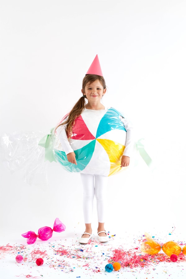 piece of candy diy halloween costume for kids