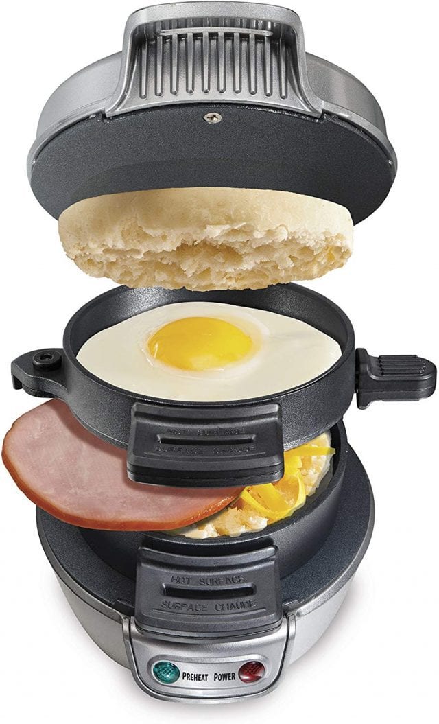 photo of a 4-in-1 breakfast grill appliance funny white elephant gift idea