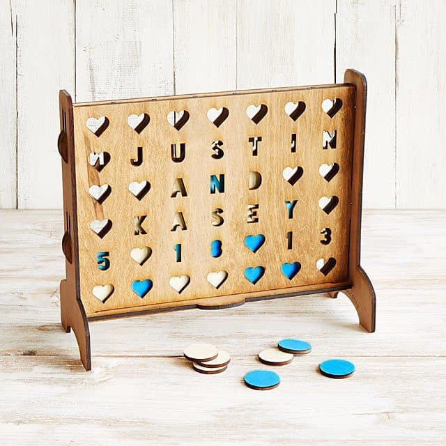 photo of custom checkers game set - personalized gifts ideas