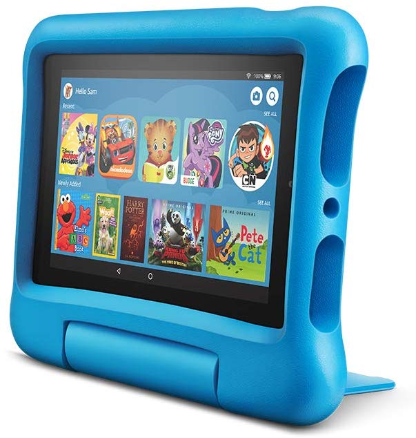 photo of kids gaming tablet