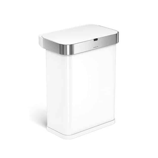 photo of Simple Human trash can in white