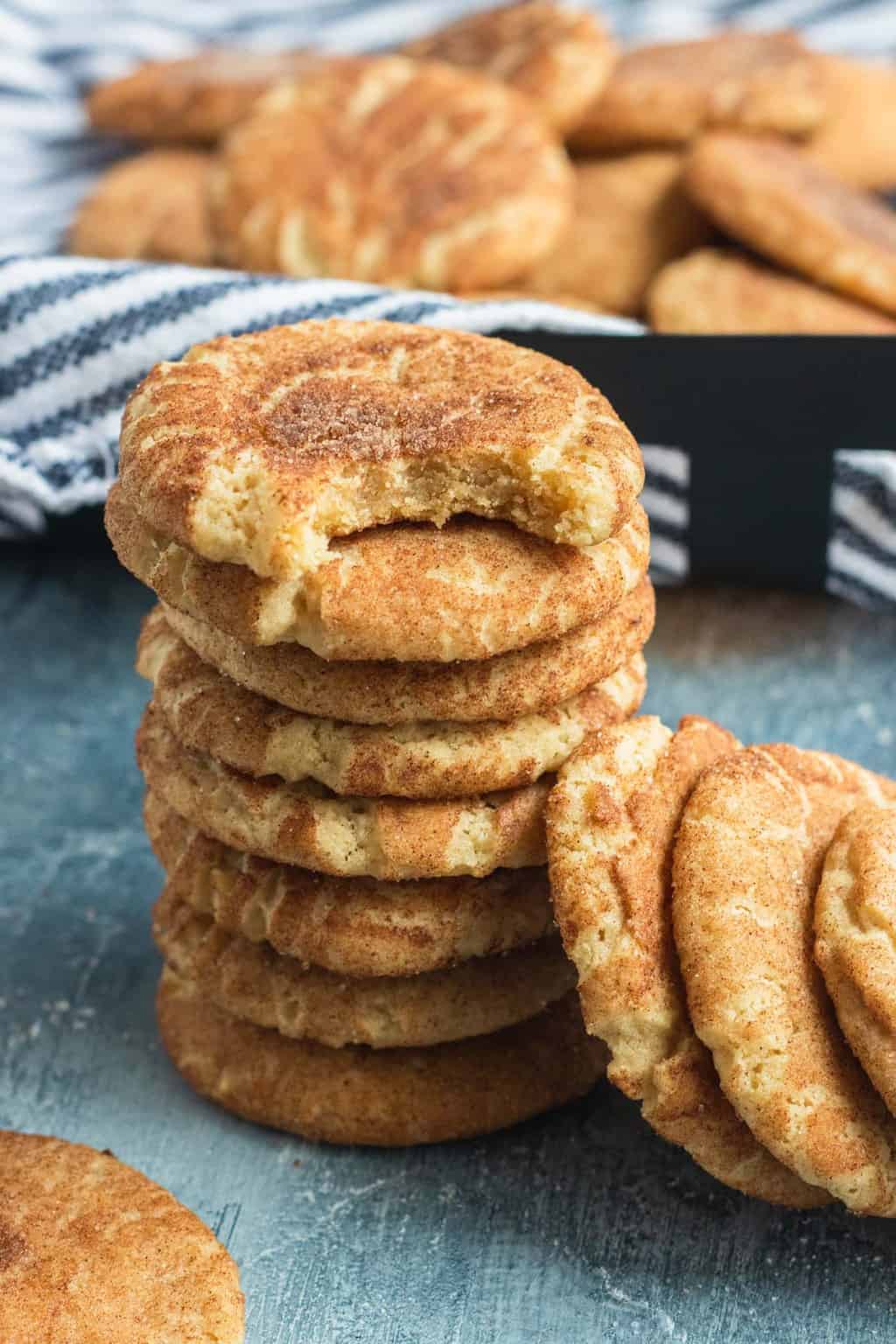 photo of the Best Snickerdoodle Cookies Recipe Card by top Houston lifestyle blogger Ashley Rose of Sugar & Cloth