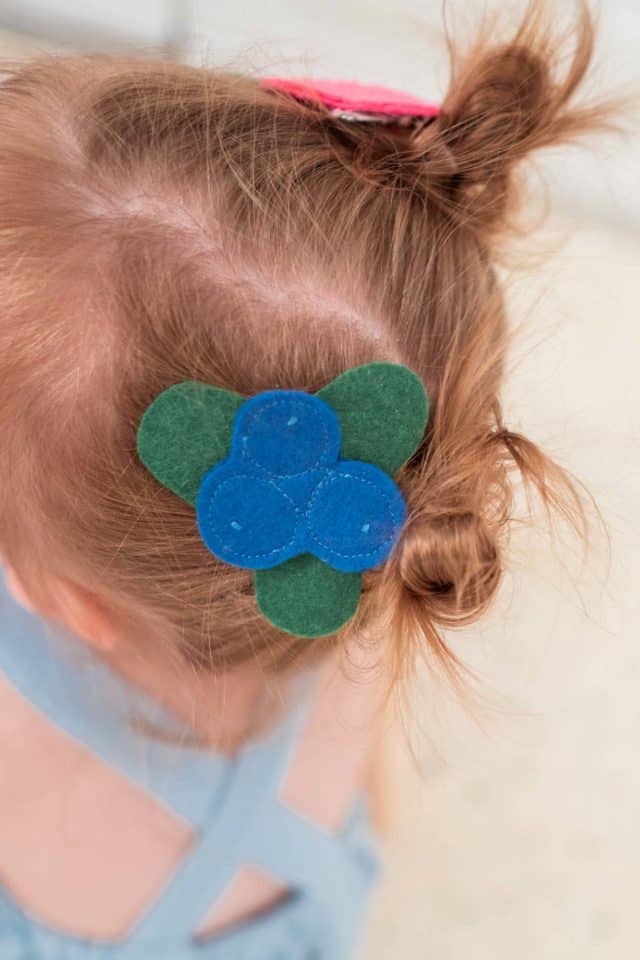 photo of fruit hair clips