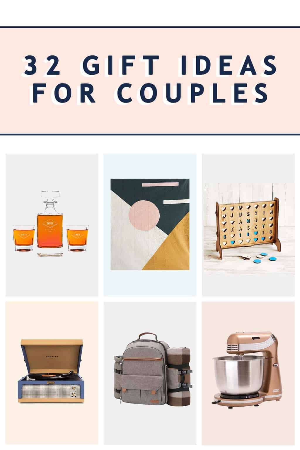 Gifts for Couples: 32 Gift Ideas for Couples - Sugar & Cloth