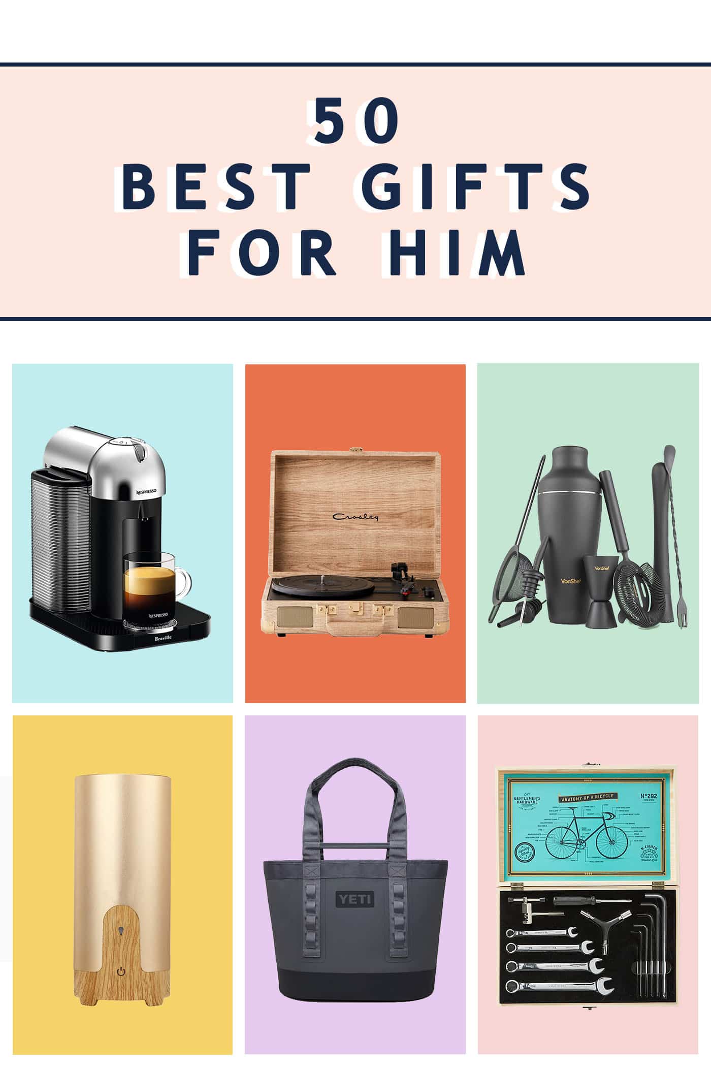 Gifts for Men: 50 Best Gifts for Him - Sugar & Cloth