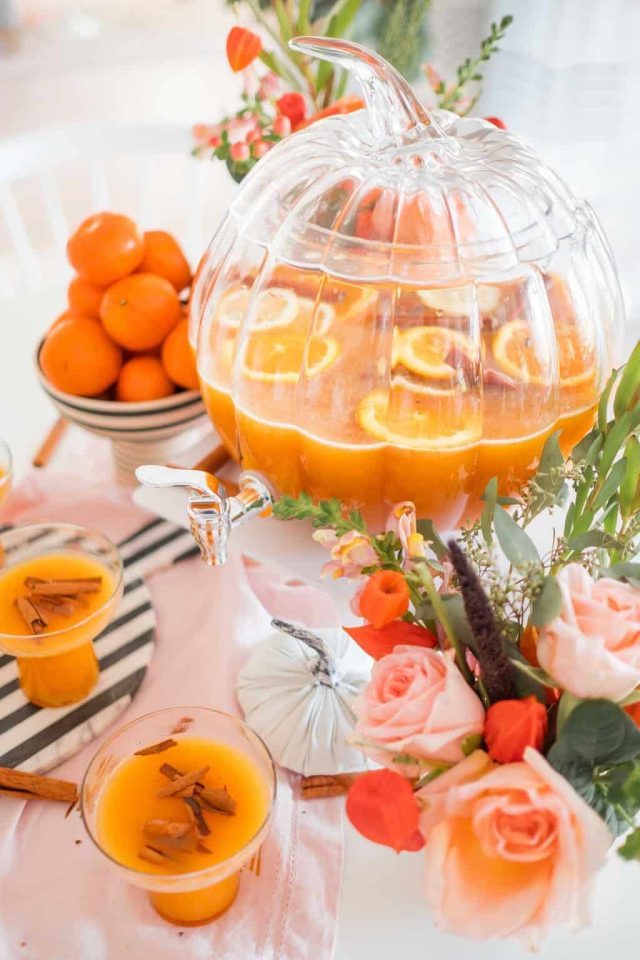 photo of a thanksgiving punch recipe