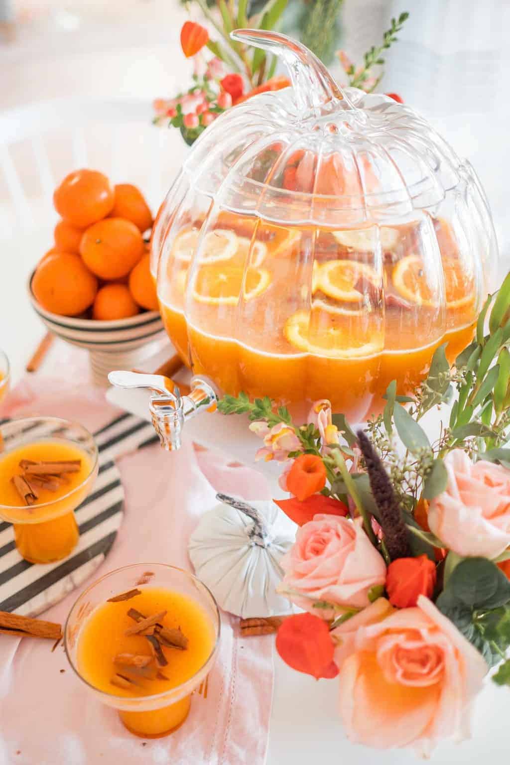 photo of a thanksgiving punch recipe