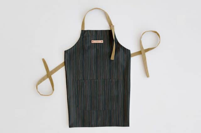 photo of the personalized kitchen apron from Minted by top Houston lifestyle blogger Ashley Rose of Sugar & Cloth