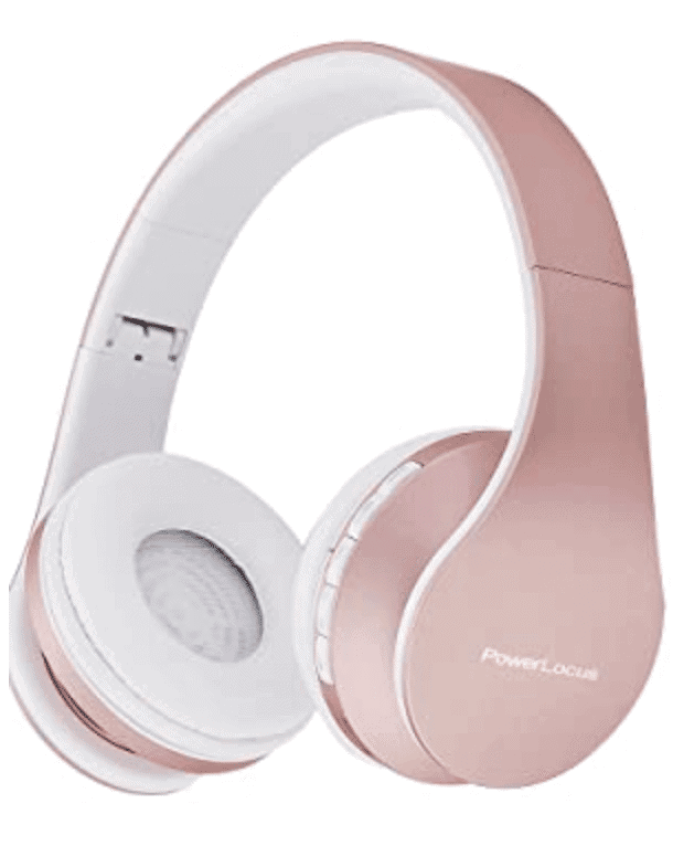 rose gold girls wireless headphones