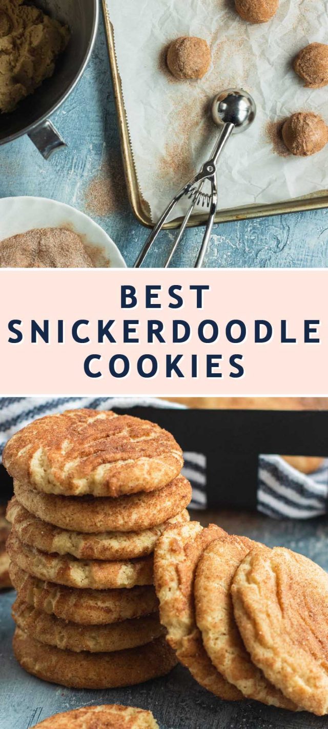 photo of the easy guide on how to make the best snickerdoodle cookies recipe by top Houston lifestyle blogger Ashley Rose of Sugar & Cloth