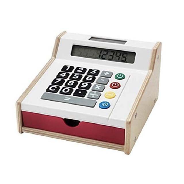 photo of a play cash register for kids