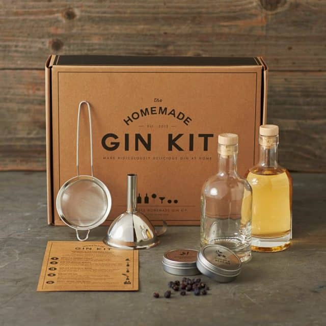 photo of the homemade gin kit