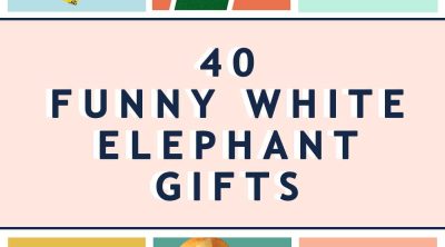 Funny White Elephant Gift Ideas header image by Sugar and Cloth - Header Image 1