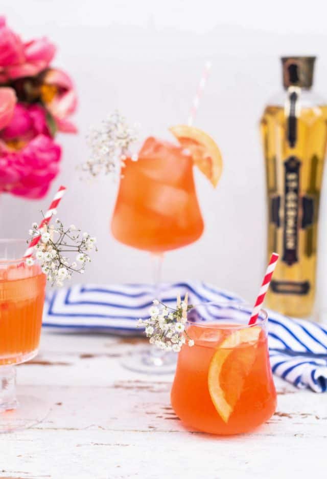 photo of how you can add a twist to with elderflower liquor to a classic cocktail by top Houston lifestyle blogger Ashley Rose of Sugar & Cloth