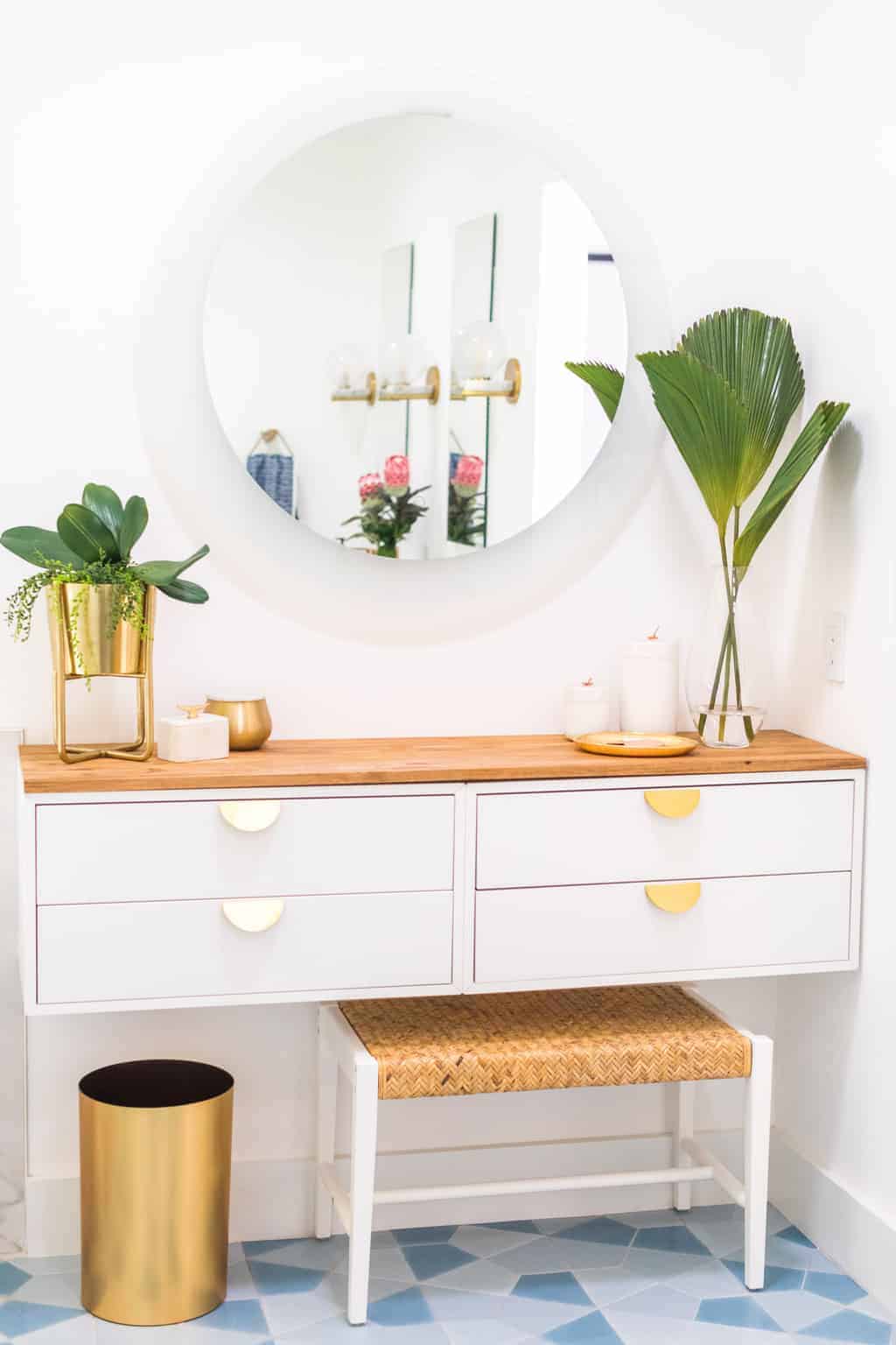 ikea diy dressing table