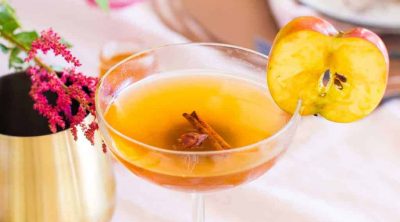 photo of the easy spiced apple cider drink by top Houston lifestyle blogger Ashley Rose of Sugar & Cloth