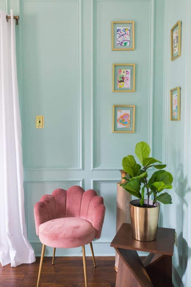 seating area in a home office design