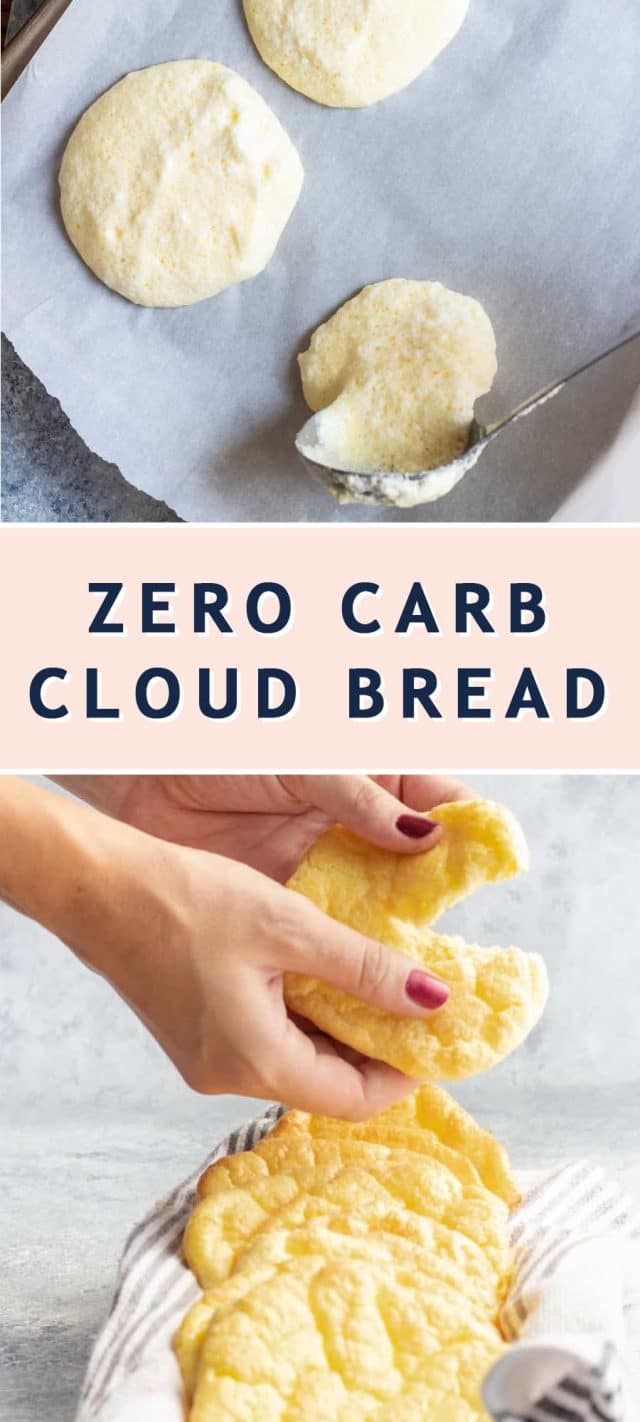 photo of the recipe card on how to make zero carb bread by top Houston lifestyle blogger Ashley Rose of Sugar & Cloth