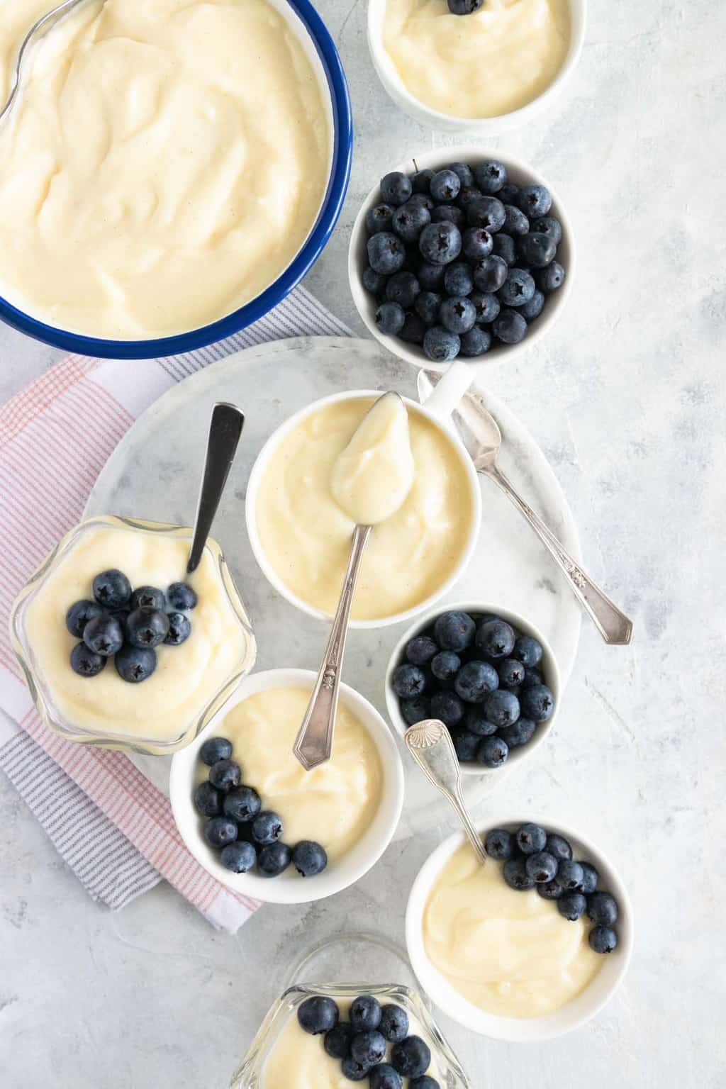 photo of easy homemade vanilla pudding by top Houston lifestyle blogger Ashley Rose of Sugar & Cloth