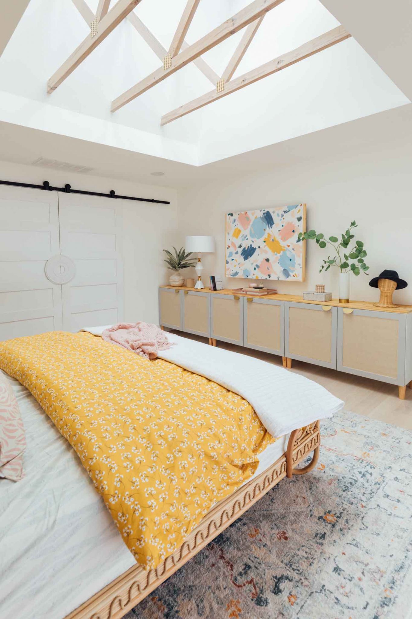 DIY Ikea TV Stand How to Hack A Rattan Ikea TV Unit — Sugar & Cloth