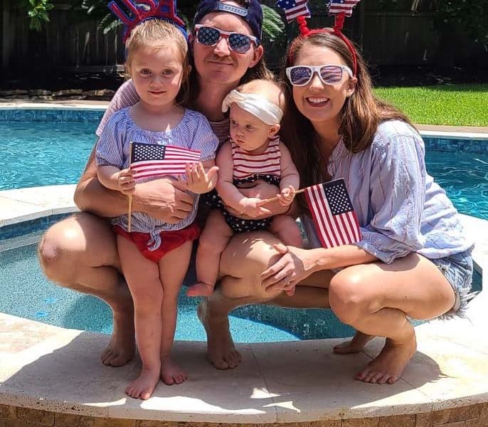 photo of our family at 4th of july