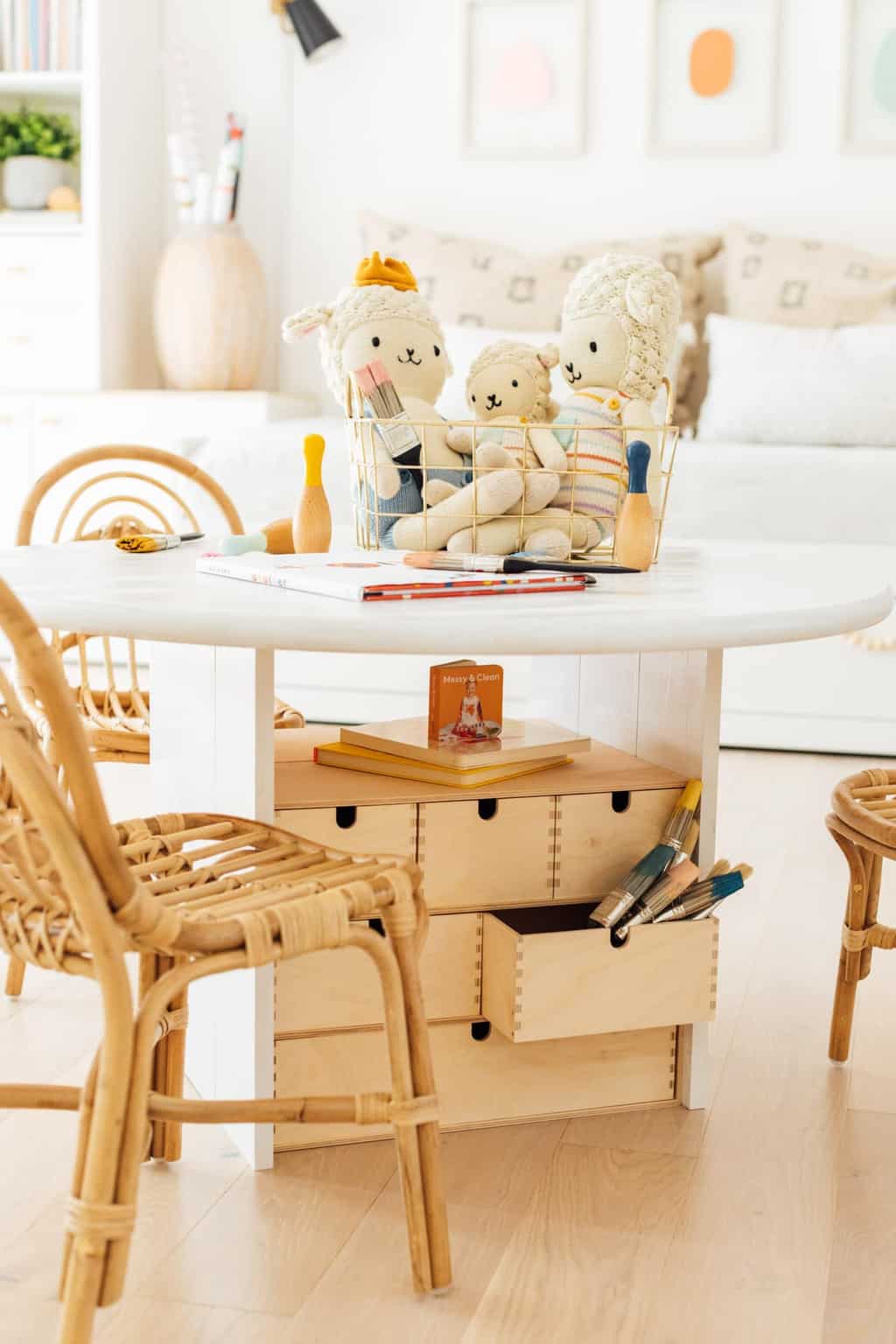 Kids play table an easy diy kids activity table sugar cloth