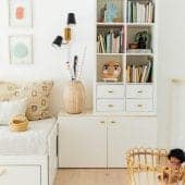 DIY Playroom Idea - Our Kids Playroom With Faux Built In Cabinets