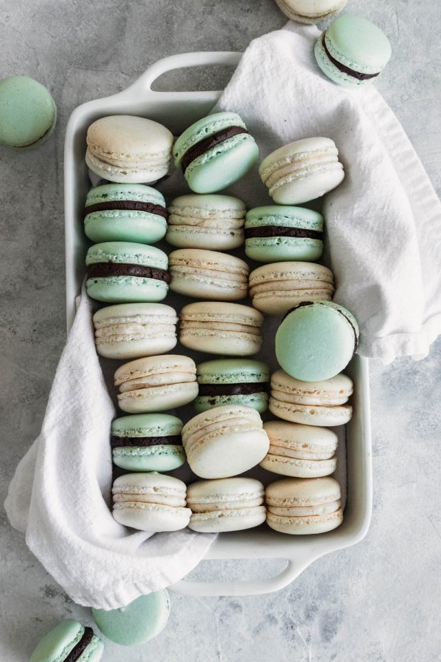 photo of how to make foolproof easy macarons by top Houston lifestyle blogger Ashley Rose of Sugar & Cloth