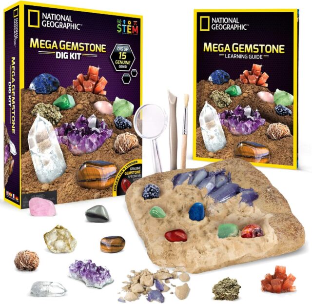 NATIONAL GEOGRAPHIC Mega Gemstone Dig Kit