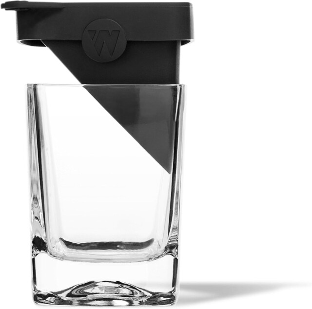 Corkcicle Whiskey Wedge - Premium Old Fashioned Glass with Silicone Ice Mold - For Bourbon, Scotch, & Spirits - Great Gift for Dad for gifts for men