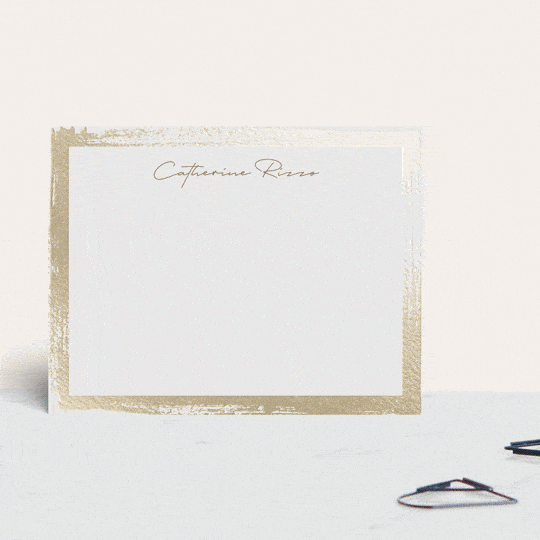 photo of the Minted Personalized Stationery