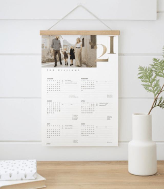 Minted Calendar for the best personalized gifts for a custom gift idea by Sugar & Cloth