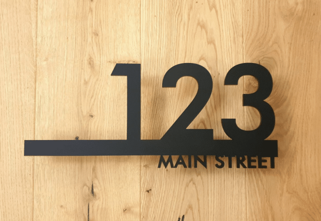 Metal House Numbers, Minimalist, Address Sign, House Number Plaque, Address Plaque, Personalized Gifts, Porch Signs, Home Decor, Wall Art