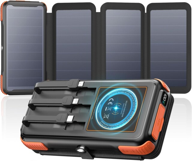 Solar Charger Power Bank for gifts for men