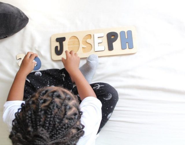 photo of the Wooden Name Puzzle Personalized Gifts - personalized christmas gifts for friends