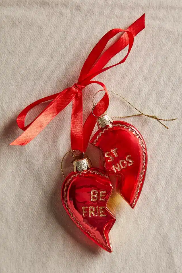 Best Friends Heart Ornament