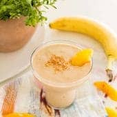 Easy Banana Peach Smoothie Recipe