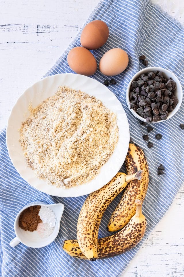 photo of the Ingredients Needed For Paleo Banana Muffins by top Houston lifestyle blogger Ashley Rose of Sugar & Cloth