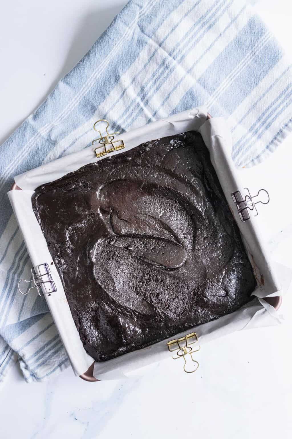 A photo of how to make Vegan Egg Free Brownies by Sugar and Cloth