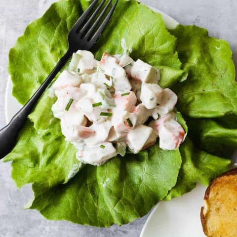 Crab Salad Recipe - Simple Seafood Salad — Sugar & Cloth