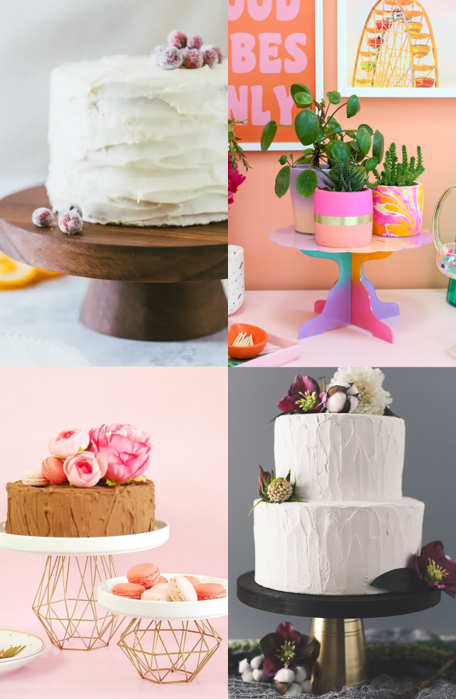 21 DIY Cake Stand Ideas You Can Make