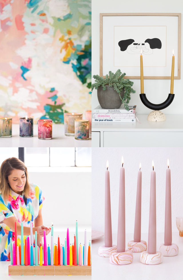 20 Creative DIY Candle Holder Ideas to Give Your Home a Burst of Color & Scent