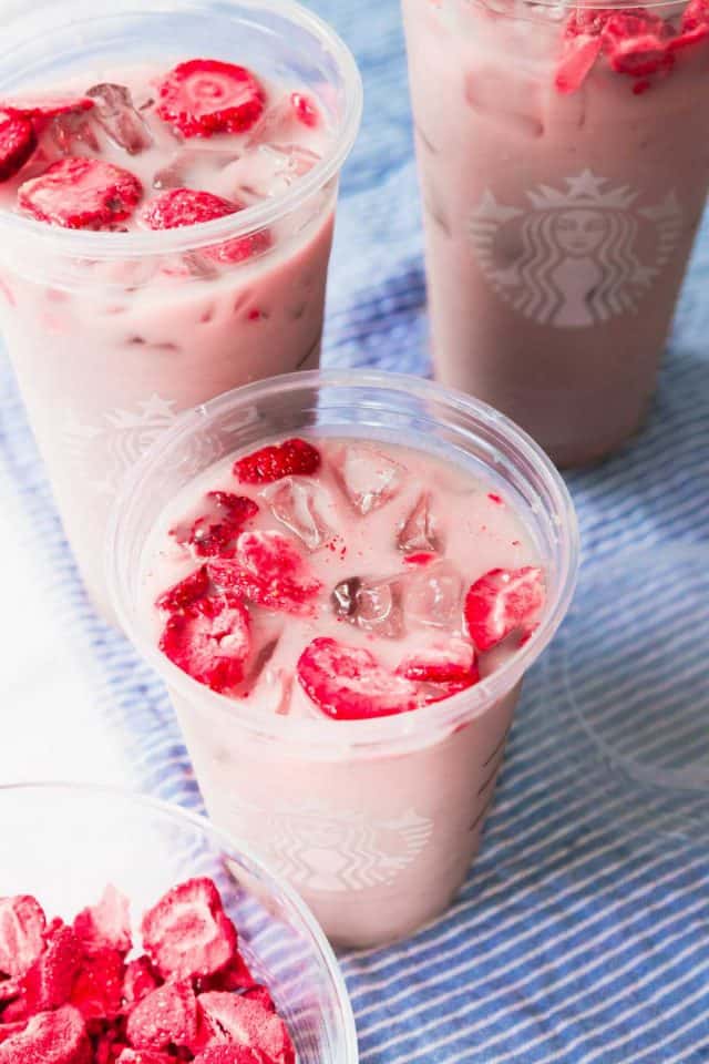 pink drink recipe - a photo copycat starbucks pink drink