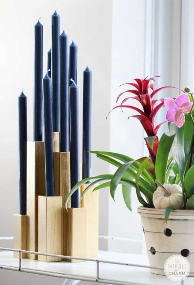 DIY Multiple Taper Candleholder